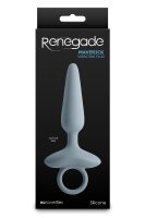 NS Novelties Renegade Maverick Anal Plug with Vibration Grey Ø 2.7 cm