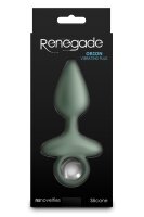 NS Novelties Renegade Orion Analplug mit Vibration Grün Ø 3,5 cm