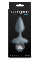 NS Novelties Renegade Orion Analplug mit Vibration Grau Ø 3,5 cm