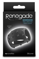 Ns Novelties Renegade Sidekick Penis Sleeve with Vibration Black Ø 4.5 cm