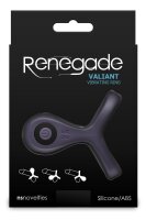NS Novelties Renegade Valiant Penis and Ball Ring with Vibration Grey Ø 6.5 cm