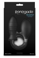 Ns Novelties Renegade Inflataplay Inflatable Plug Black 10.5 cm Ø 4 cm