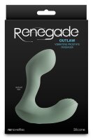 Ns Novelties Renegade Outlaw Prostata Massager mit Vibration Grün Ø 3,6 cm