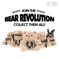 Fetish Submissive Bongo Teddy Bear BDSM Model 4