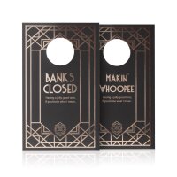 Rosy Gold Rabbit Vibrator with thrusting function Black