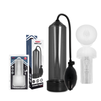 PUMP ADDICTED - RX3 Black Transparent With Pleasure Sleeve