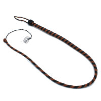 Kiotos Leather Whip Black & Brown 140 cm