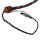 Kiotos Leather Whip Black & Brown 140 cm