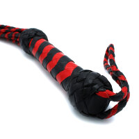 Kiotos Leather Whip Nine Tails Black & Red