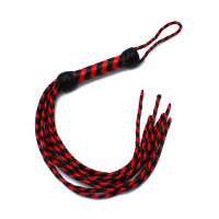 Kiotos Leather Whip Nine Tails Black & Red