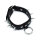 Kiotos Leather Collar with Spikes and O-Ring Black