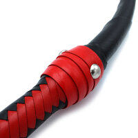 Kiotos Sultan Leather Whip Black Red