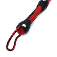 Kiotos Sultan Leather Whip Black Red