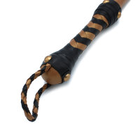 Kiotos Sultan Leather Whip Black Gold