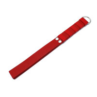 Kiotos Leather Paddle with D-Ring Red Gold