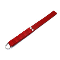 Kiotos Leather Paddle with D-Ring Red Gold
