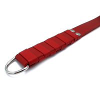 Kiotos Leather Paddle with D-Ring Red Gold