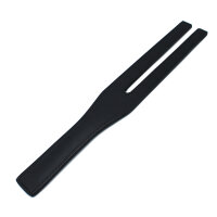 Kiotos Leather Paddle with Y-Split Black