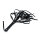 Kiotos Black Leather Flogger with Braided Handle