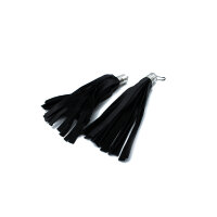 Kiotos Black Leather Earring Whip