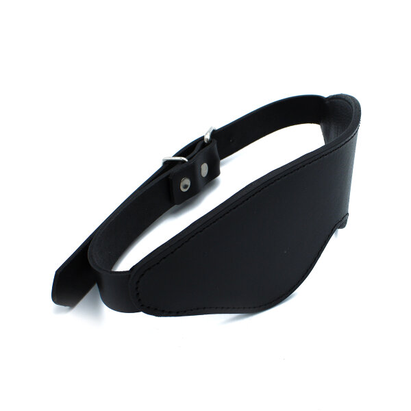 Kiotos Black Leather Blindfold
