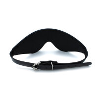 Kiotos Black Leather Blindfold