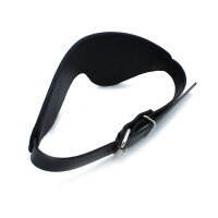 Kiotos Black Leather Blindfold