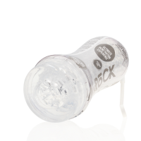 RealRock Easy Rider - Textured Masturbator - Transparent