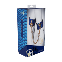 Florence Collection Leg Cuffs Blue