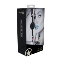 Venice Collection Silicone Ball Gag Black