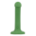 Loveline Non-Phallic Vibrating Dildo - Small - Forest Green