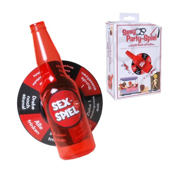 Spin the bottle drinking game ‘Sexy Party’ with 8 different tasks