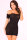 All Night Wrong Dress Black Onesize - Queensize