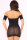 All Night Wrong Dress Black Onesize - Queensize
