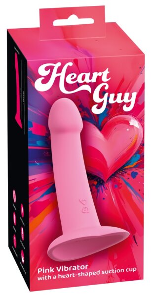 You2Toys Heart Guy Pink Vibrator
