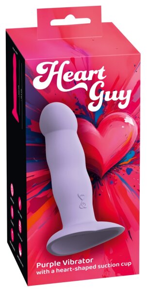 You2Toys Heart Guy Purple Vibrator