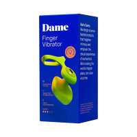 Dame Fin 2.0 Finger Vibrator Citrus
