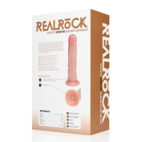 RealRock Vibrating Regular Curved Cock - 8 / 20,5 cm - Flesh