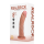 RealRock Vibrating Regular Curved Cock - 8 / 20,5 cm - Tan