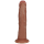RealRock Vibrating Regular Curved Cock - 8 / 20,5 cm - Tan