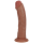 RealRock Vibrating Regular Curved Cock - 8 / 20,5 cm - Tan