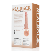 RealRock Vibrating Regular Straight Cock with Balls - 7 /...