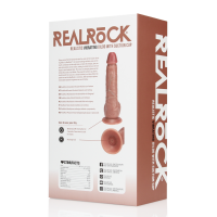 RealRock Vibrating Regular Straight Cock with Balls - 7 /...