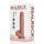 RealRock Vibrating Regular Straight Cock with Balls - 7 / 18 cm - Tan