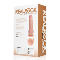 RealRock Vibrating Regular Straight Cock with Balls - 9 /...