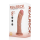RealRock Vibrating and Rotating Regular Curved Cock - 8 / 20,5 cm - Tan