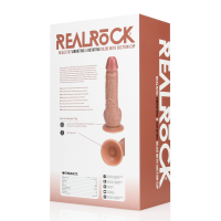 RealRock Vibrating and Rotating Straight Cock with Balls...