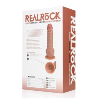 RealRock Vibrating and Thrusting Straight Cock with Balls...
