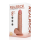 RealRock Vibrating and Thrusting Straight Cock with Balls - 8 / 20,5 cm - Tan
