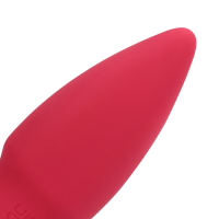 Loveline Cone Shaped Bullet Vibrator - Blushing Red